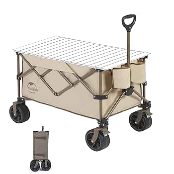 Amazon.co.jp: Naturehike 直営店 キャリーワゴン ブレーキ付き